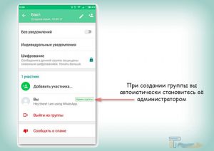 Как зовут администратора приложения ватсап