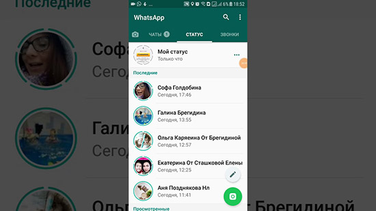 Можно ли незаметно посмотреть статус в WhatsApp