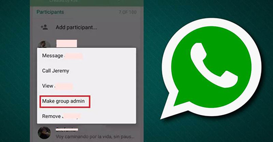 Как сделать себя администратором группы в WhatsApp