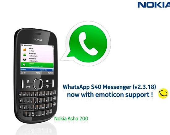 Скачивание и установка WhatsApp на Nokia Asha 200