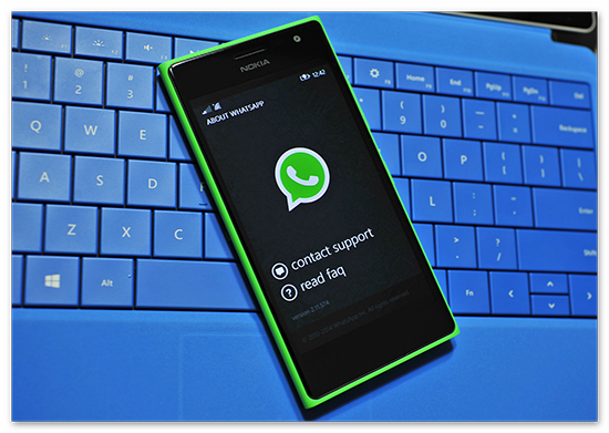 Как установить WhatsApp на телефон Windows Phone