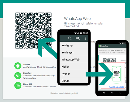 Как зайти в WhatsApp Web через телефон онлайн