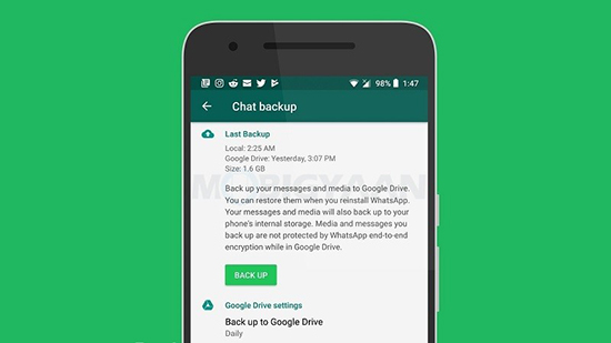 Whatsapp резервное копирование фото