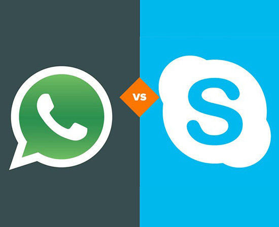 Что лучше выбрать — Skype или WhatsApp