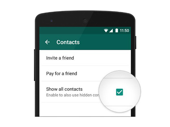 Почему в WhatsApp показываются только номера контактов